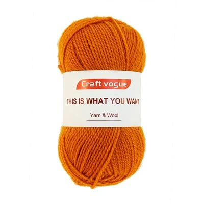 Πορτοκαλί νήμα Merino