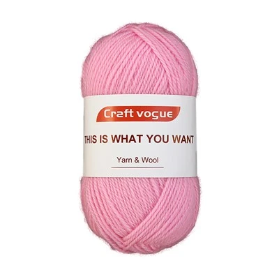 Λευκό νήμα από μαλλί Aran